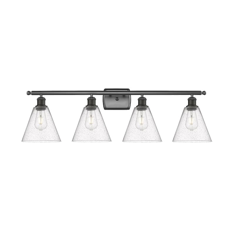 Innovations Lighting 516-4W-11-38 Berkshire Vanity Berkshire 4 Light - Oil Rubbed Bronze / Seedy