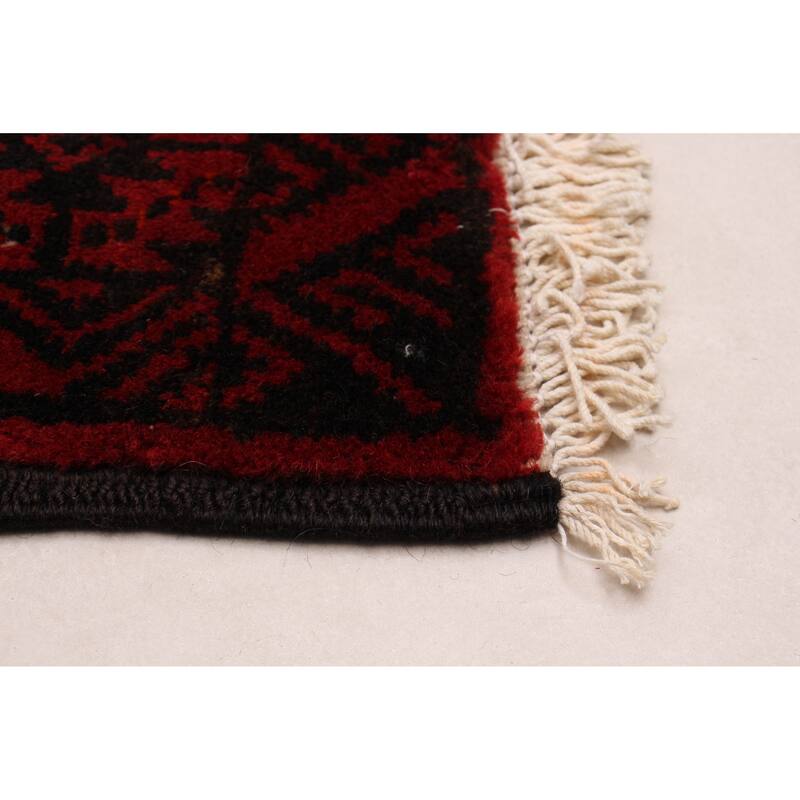 ECARPETGALLERY Hand-knotted Royal Baluch Red Wool Rug - 3'6 x 6'3