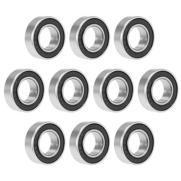 689-2RS Deep Groove Ball Bearing 9x17x5mm Double Sealed GCr15 Bearings 10pcs - Pack of 10 - 689-2RS (9*17*5)