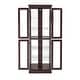 preview thumbnail 15 of 27, Lighted Tall Bookshelf Display Cabinet Curio Cabinet with Glass Door