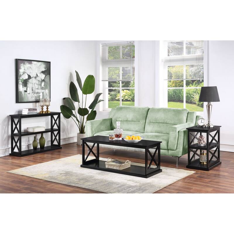 Convenience Concepts Coventry Console Table with Shelves