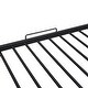 preview thumbnail 11 of 10, Black Metal House Bunk Bed with Roof, Ladder and Fence for Kids, Boys and Girls