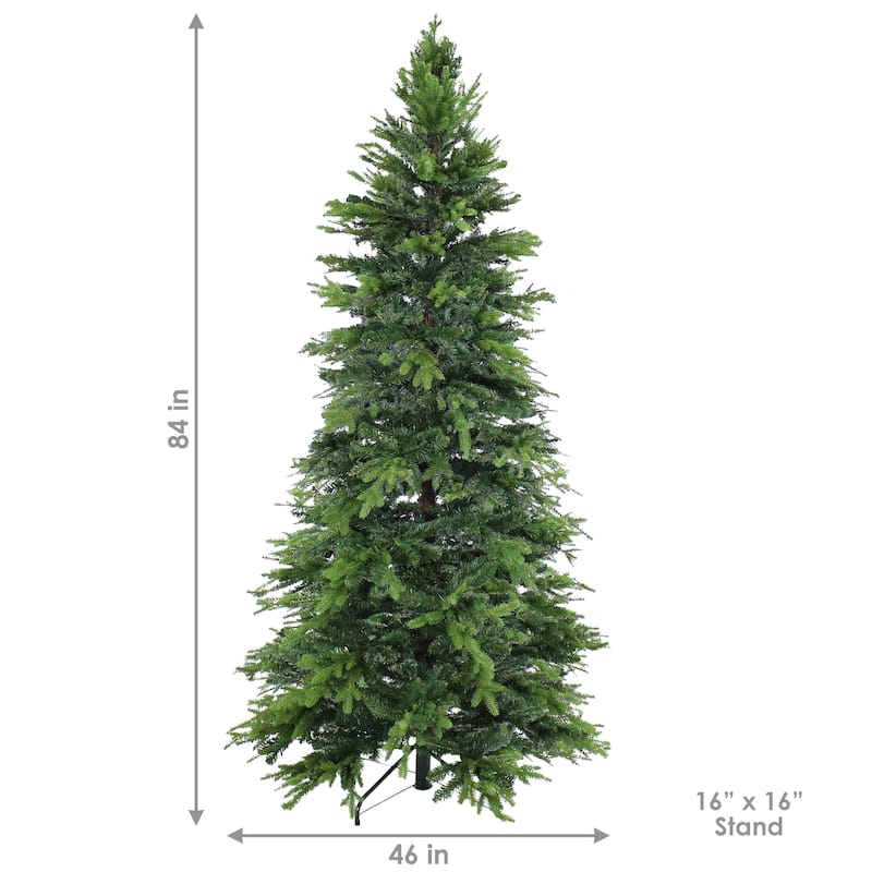 Sunnydaze Slim and Stately Artificial Christmas Tree