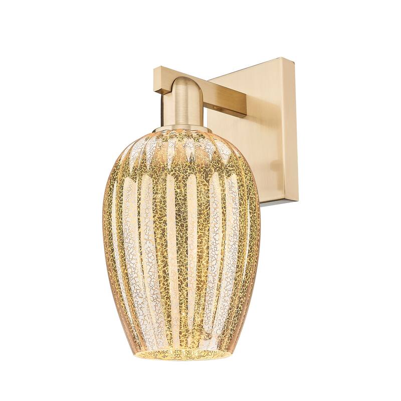 Innovations Lighting 716-1W-14-6 Preston Sconce Preston 14" Tall Wall - Champagne Bronze / Mercury