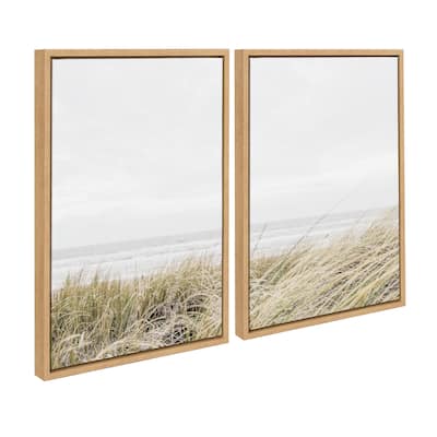 Kate and Laurel Sylvie East Beach Framed Canvas by Amy Peterson