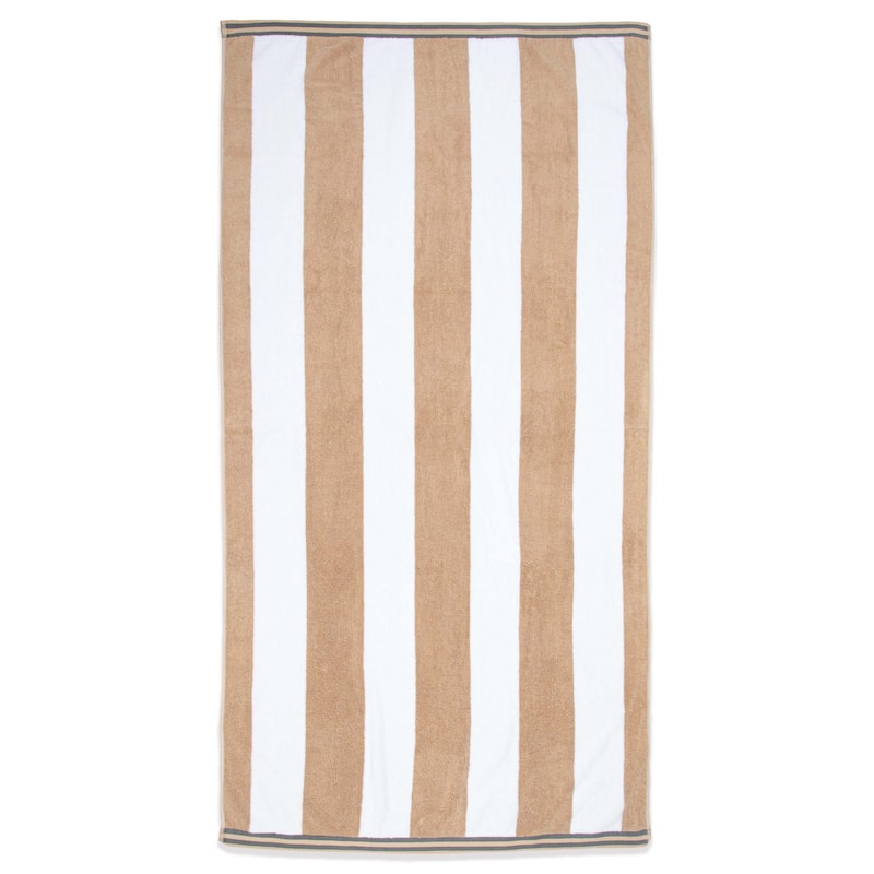 Aston & Arden Striped Reversible Oversized Beach Towel - 35x70