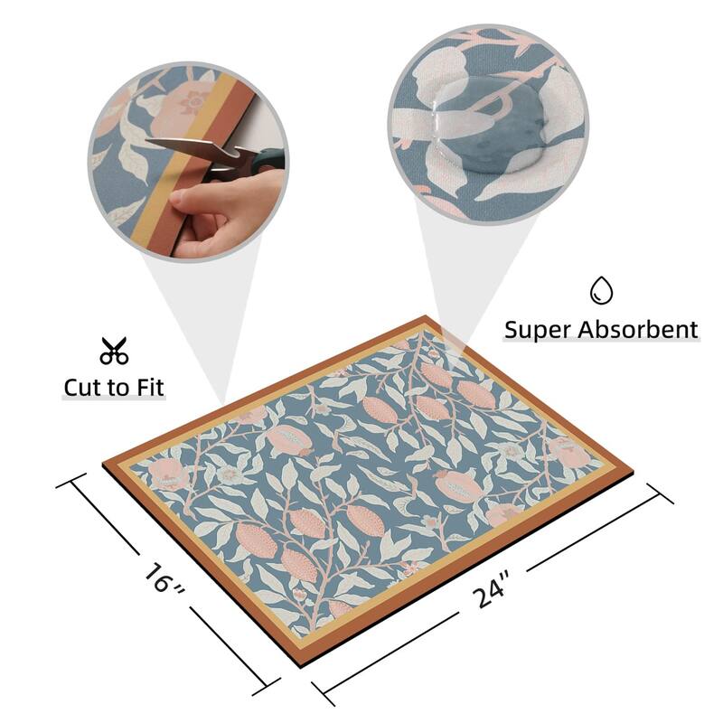 Bath Mat Rug-Thin Quick Dry