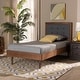 preview thumbnail 8 of 17, Greta Mid-Century Modern Twin Size Platform Bed