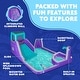 preview thumbnail 3 of 18, Sunny & Fun Four Corner Inflatable Water Slide Park