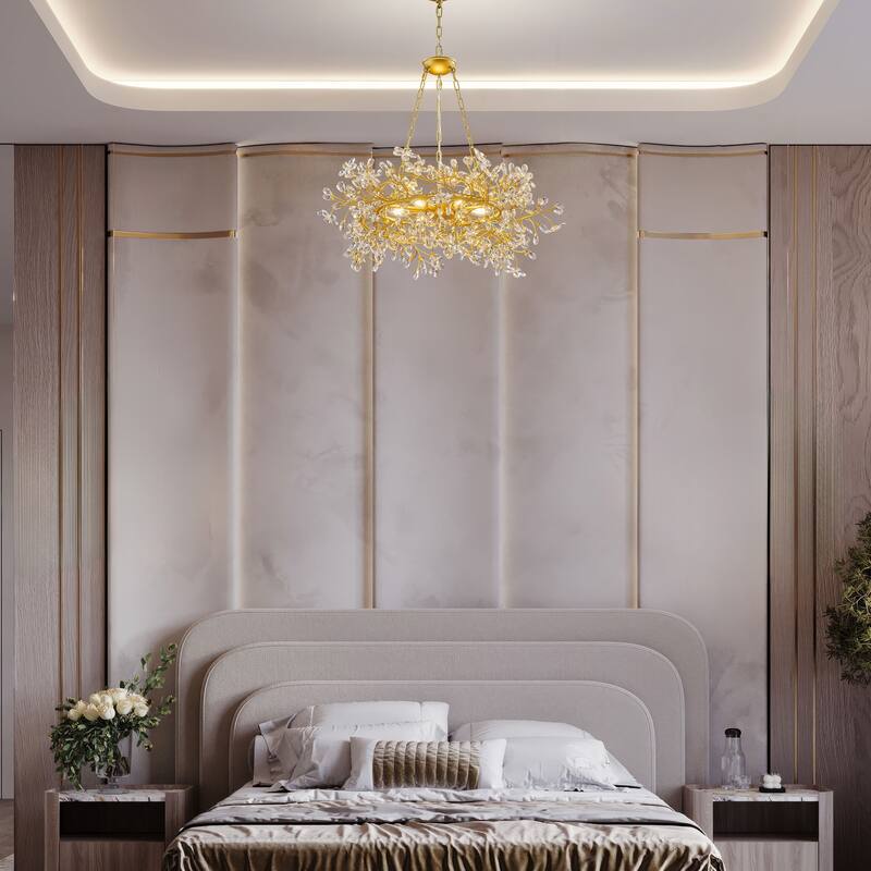 KAYLA D800/D1000/L1300 Tree Branch Chandelier Dining Pendant - Copper Color