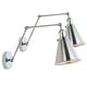 preview thumbnail 56 of 64, Rover 7" Adjustable Arm Metal LED Wall Sconce by JONATHAN Y