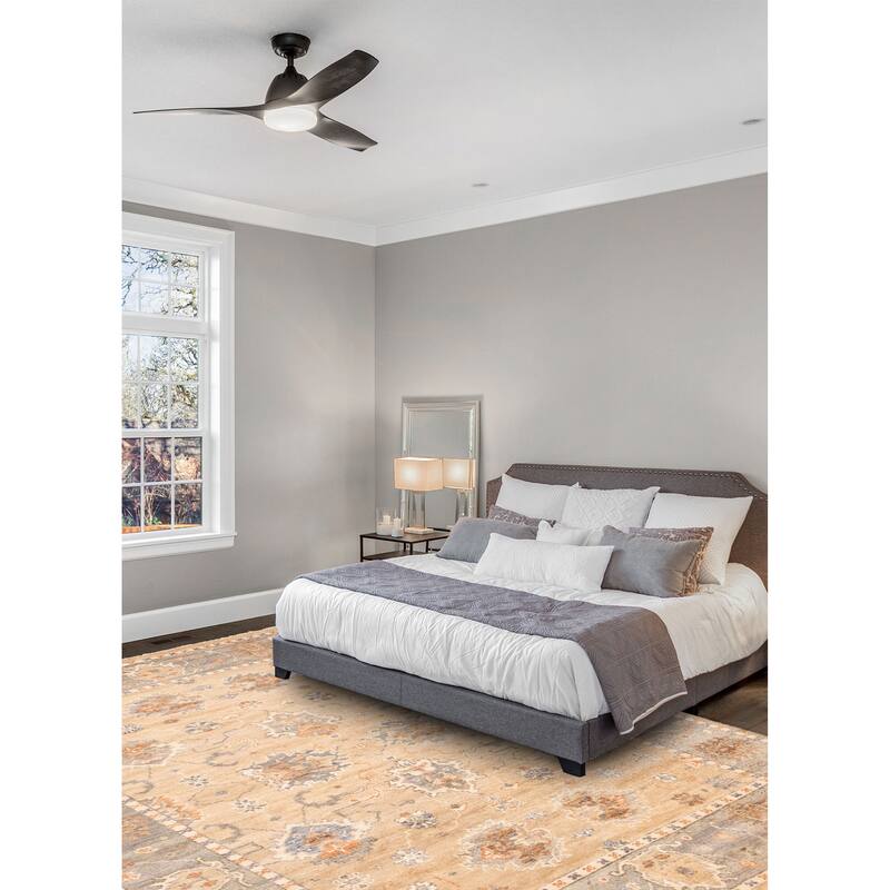 ECARPETGALLERY Hand-knotted Jules Serapi Tan Wool Rug - 9'1 x 11'10