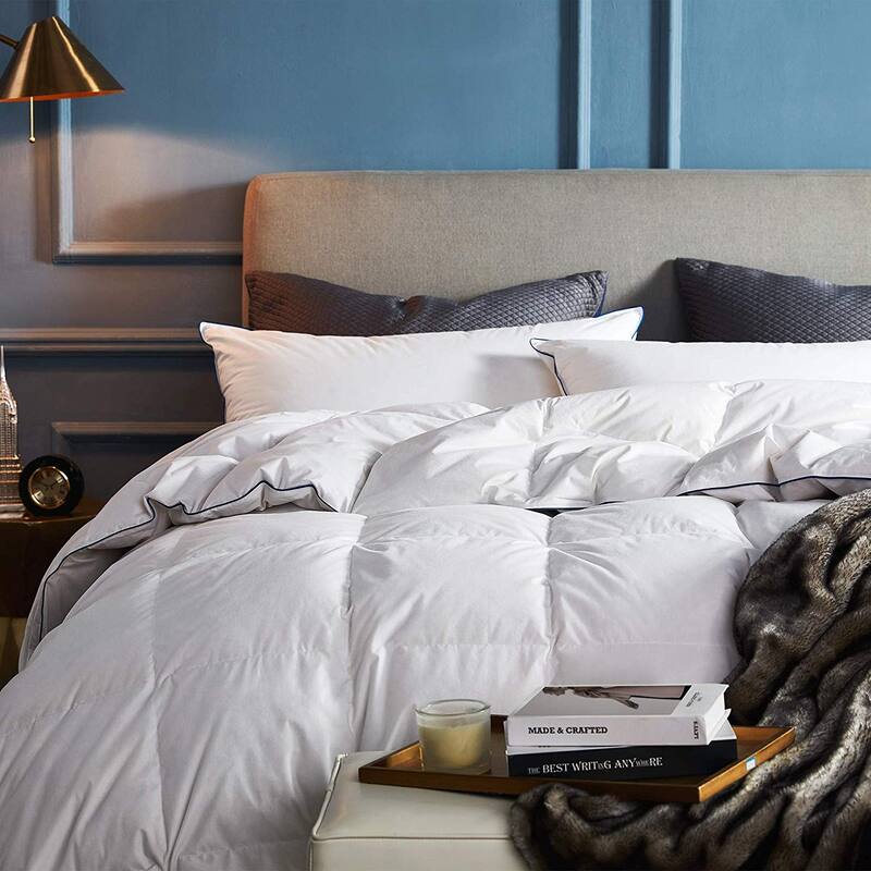 Premium 80% Hungarian Goose Down Comforter - Oversized Bedding