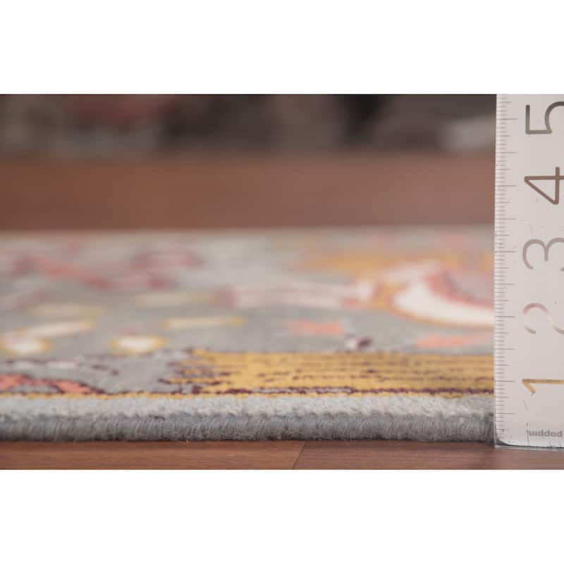 Animal Pictorial Ziegler Accent Rug Handmade Oriental Wool Carpet - 2'6"x 6'0"