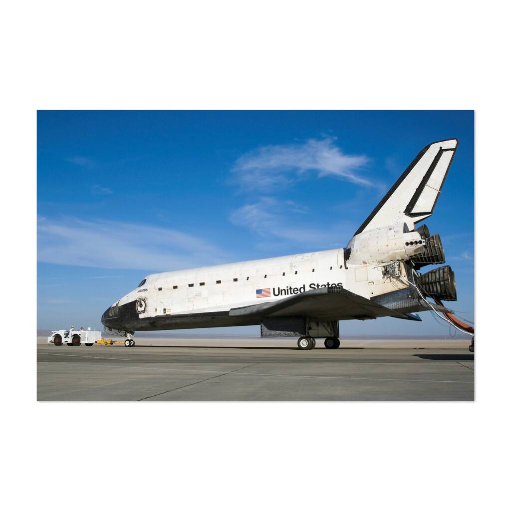 California Space Shuttle Atlantis Photography Nature Art Print/Poster