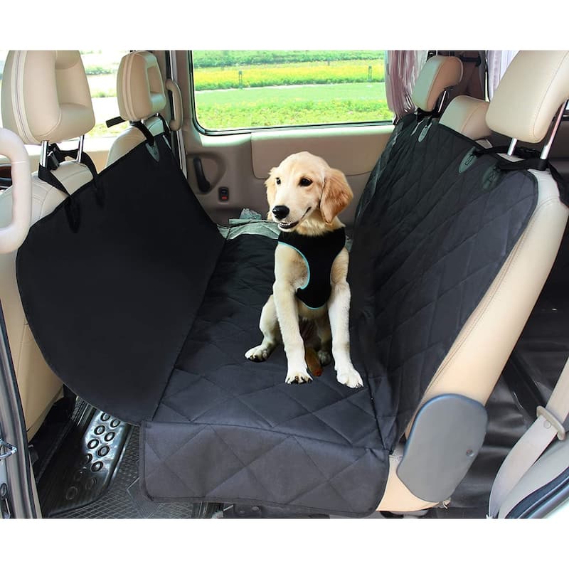 Jespet Luxury Fitted Dog Car Seat Cover - One sized - Black - One sized