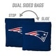 preview thumbnail 4 of 3, New England Patriots NFL Dual Sided Pro Stop & Slide Cornhole Bags