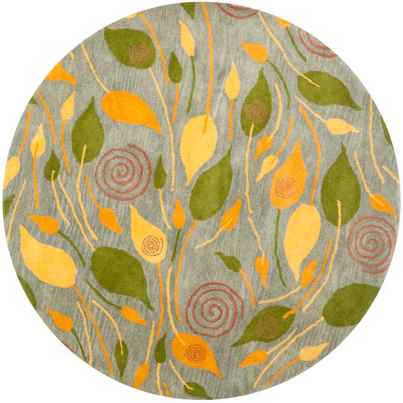 SAFAVIEH Handmade Soho Anjelica Foliage N.Z. Wool Rug
