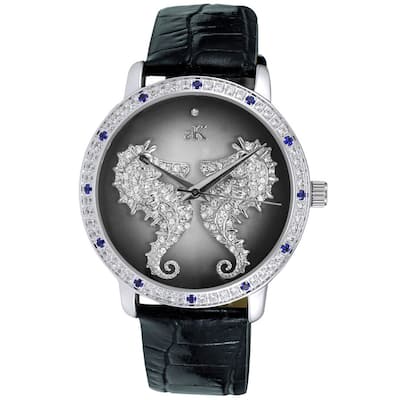 Adee Kaye Women's Seahorsee Grey Dial Watch - AK2002-LBU - 6 (36)