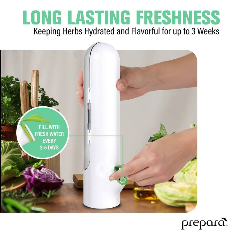 Prepara Set of 2 Herb Savor Fresh Herb Keeper