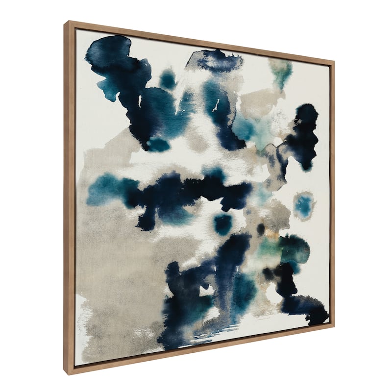 Kate and Laurel Sylvie Gilded Watercolor Frame Canvas by Amy Lighthall
