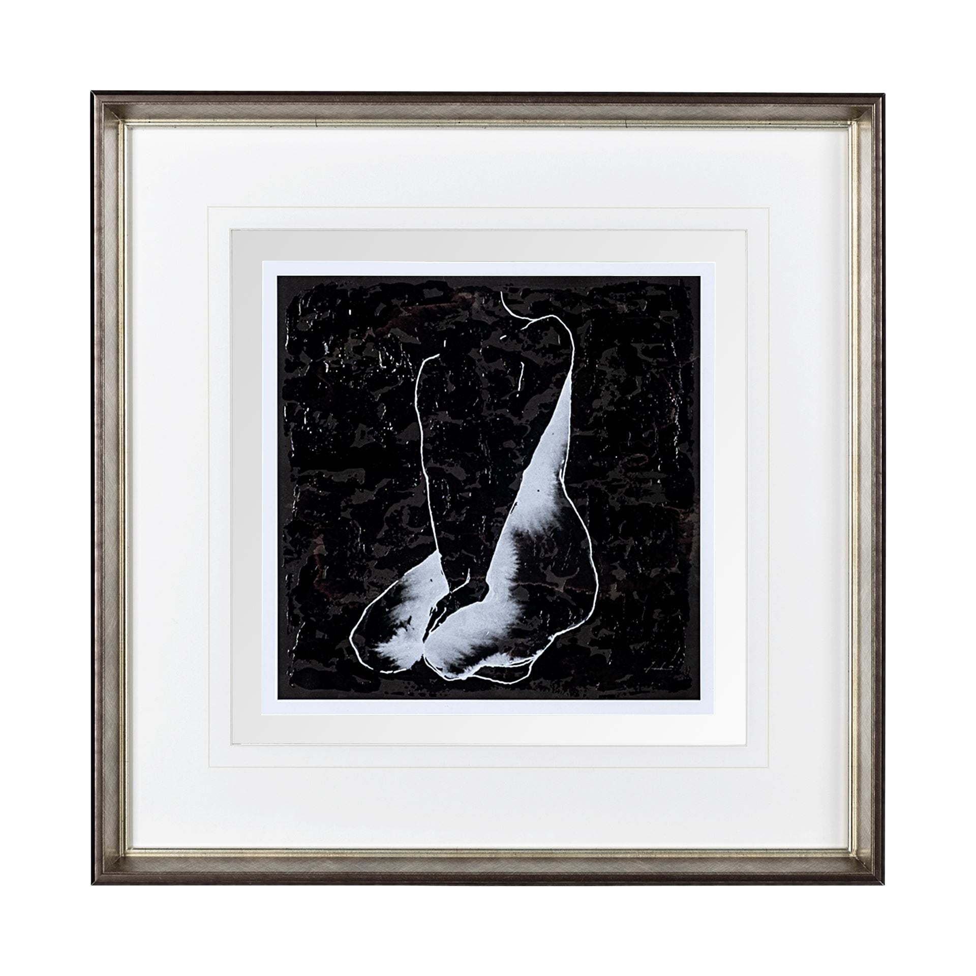 Andromedae VI by Melody D a Hand Embellished Textured Framed Art Print Matted under Glass