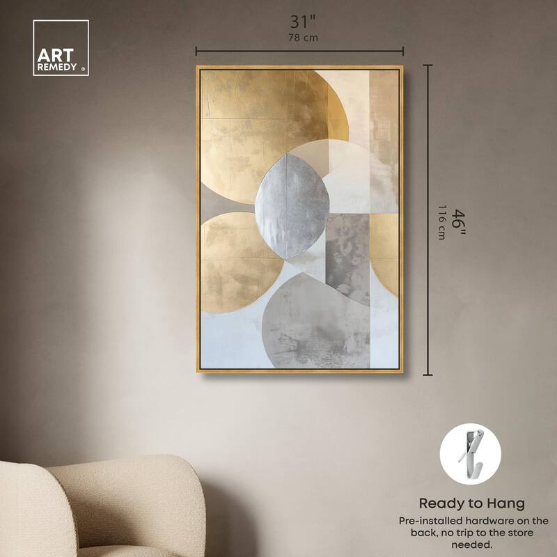Golden Sequence I Canvas by Art Remedy