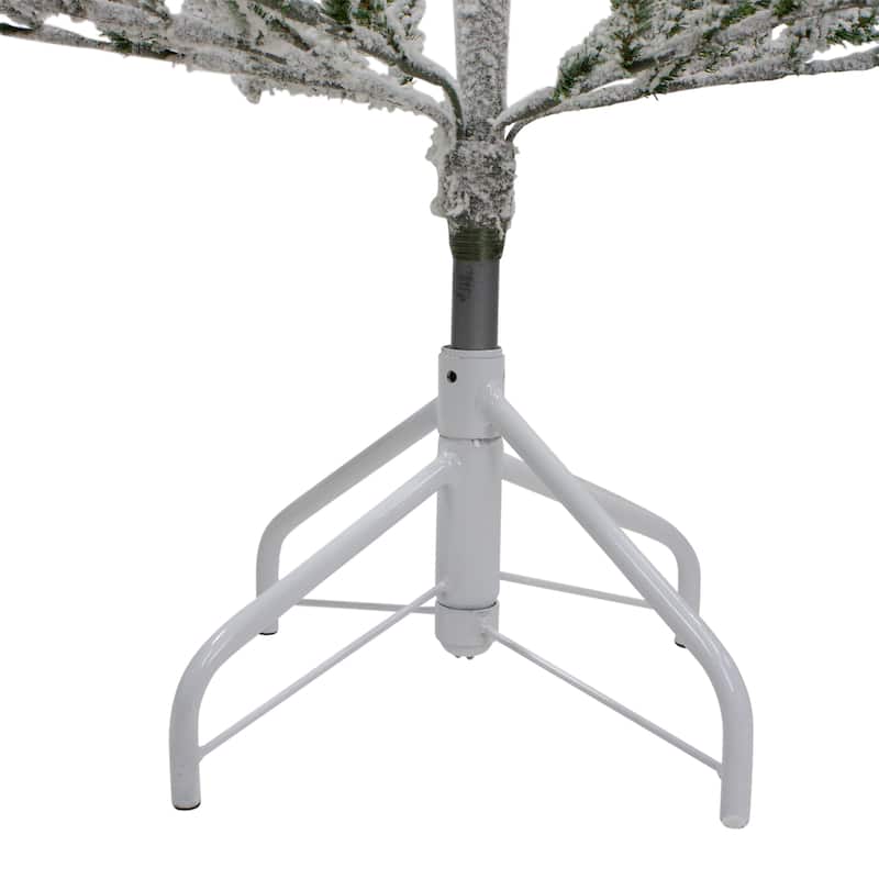 5' Flocked Alpine Twig Artificial Christmas Tree - Unlit - 5 Foot