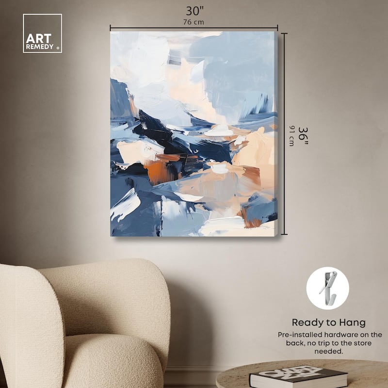 A Symphony in White III Canvas by Art Remedy, Gallery Wrapped