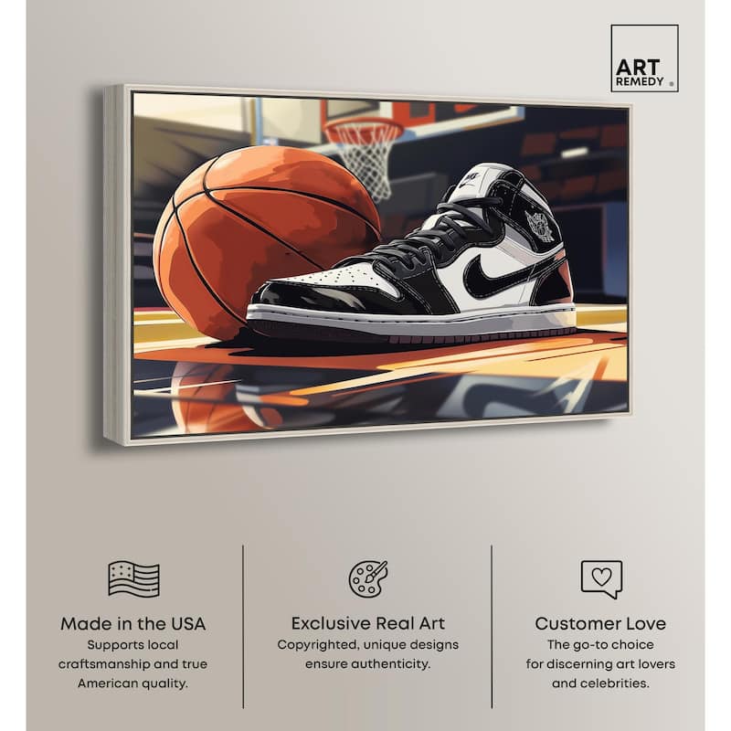 At the Court Canvas by Art Remedy