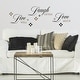 preview thumbnail 4 of 3, RoomMates Black Live Love Laugh Wall Decals