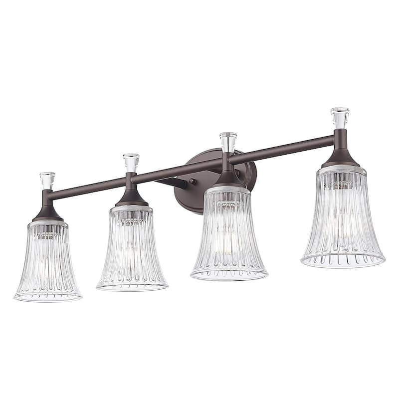 4-Light Modern Bathroom Lights Over Mirror, Wall Sconces