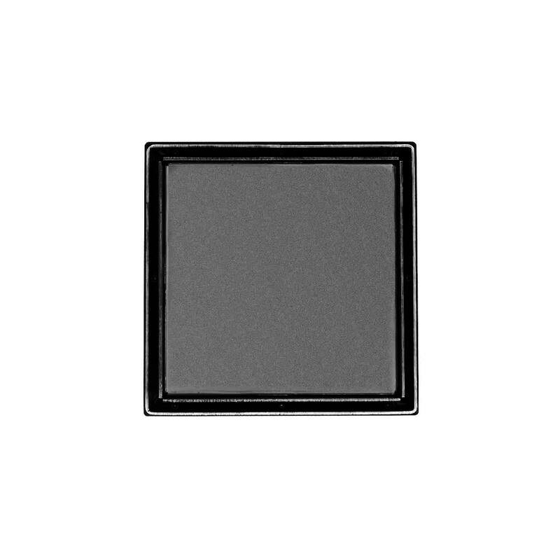 Infinity Drain 5" Tile Drain Strainer for Select Infinity Tile Drain - Gunmetal