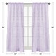 preview thumbnail 5 of 3, Purple Floral Rose 84in Window Treatment Curtain Panel Pair - Lavender Flower Luxurious Elegant Princess Vintage Shabby Chic