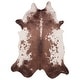 preview thumbnail 6 of 7, Nuloom Halina Faux Cowhide Area Rug