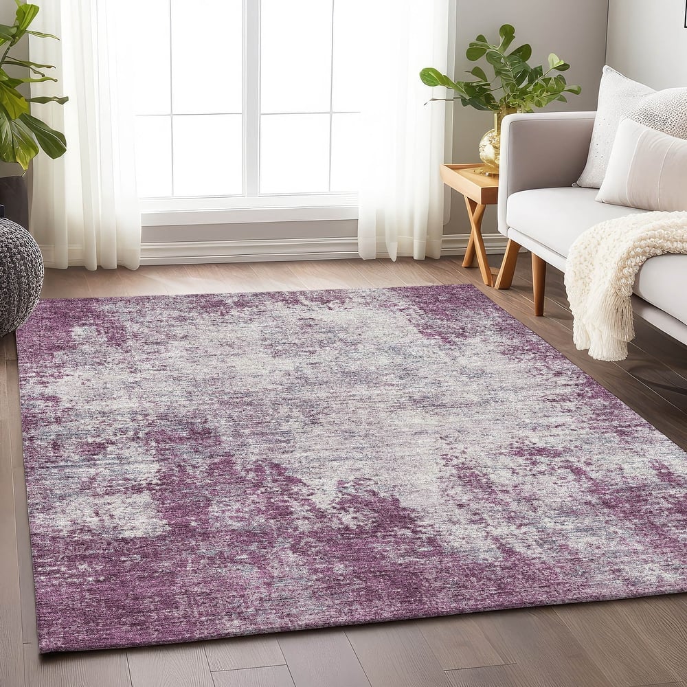 Premium Washable Super Soft Solid Casual Mayfield Rug