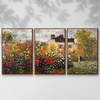 Argenteuil by Monet - Multi Piece Framed Canvas
