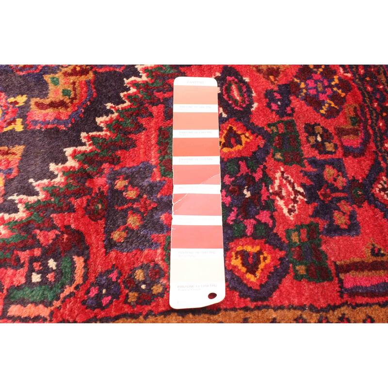 ECARPETGALLERY Hand-knotted Andelz Red Wool Rug - 4'2 x 6'11