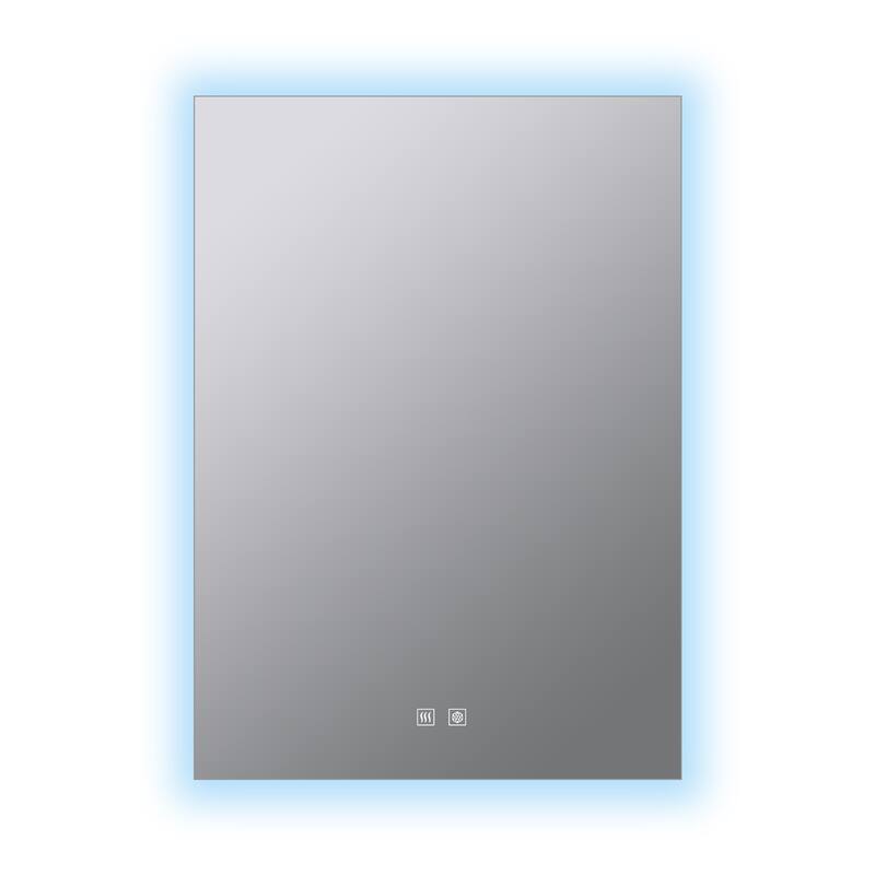 Vellum LED Bathroom Vanity Mirror - N/A - 24 in W x 28 in H