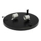 preview thumbnail 30 of 40, Silver Orchid Bergman 12-inch Elipse Round Flushmount