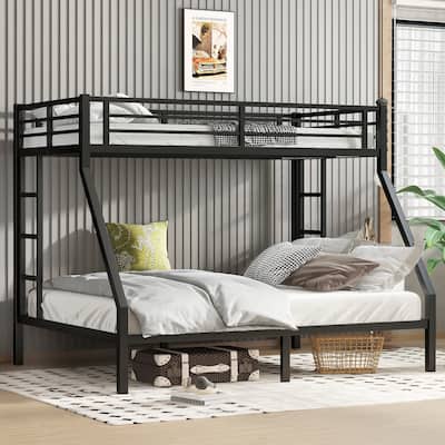 GDFStudio - Aron Bunk Bed for Teens and Adults, Space-Saving,Noise Free