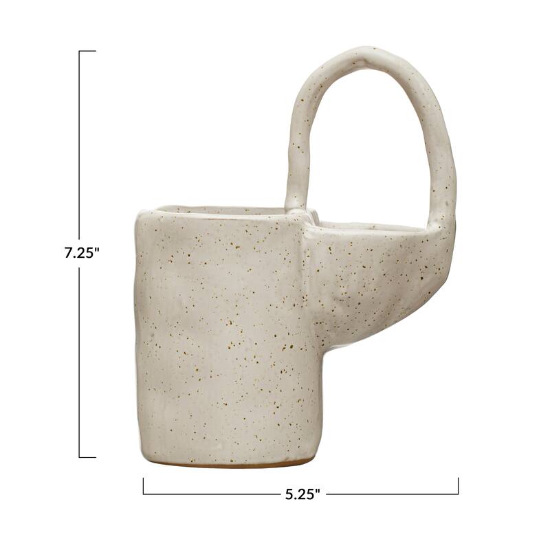 Stoneware Sponge and Dish Brush Holder - 5.4"L x 3.8"W x 7.1"H