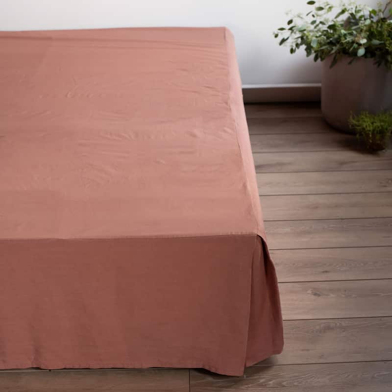 100% French Linen Bedskirt by BOKSER HOME