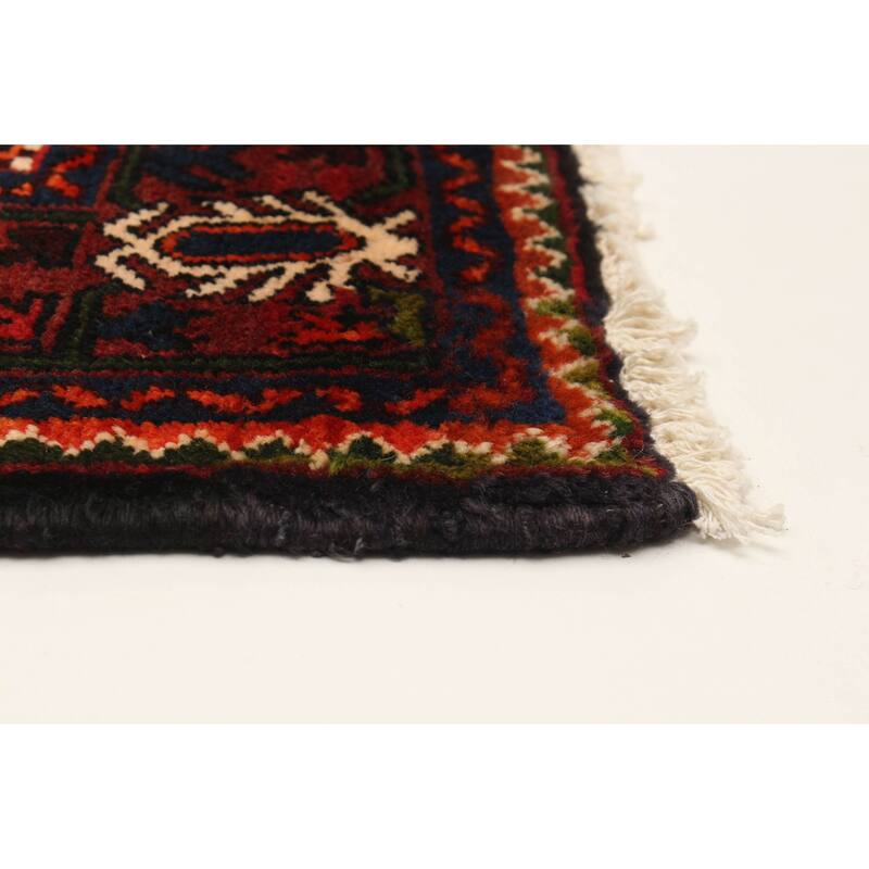 ECARPETGALLERY Hand-knotted Andelz Black Wool Rug - 4'11 x 7'3