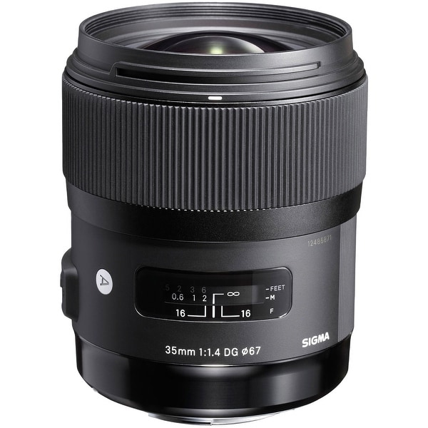 Sigma 35mm f/1.4 DG HSM Art Lens for Nikon DSLR Cameras (International Model) - black