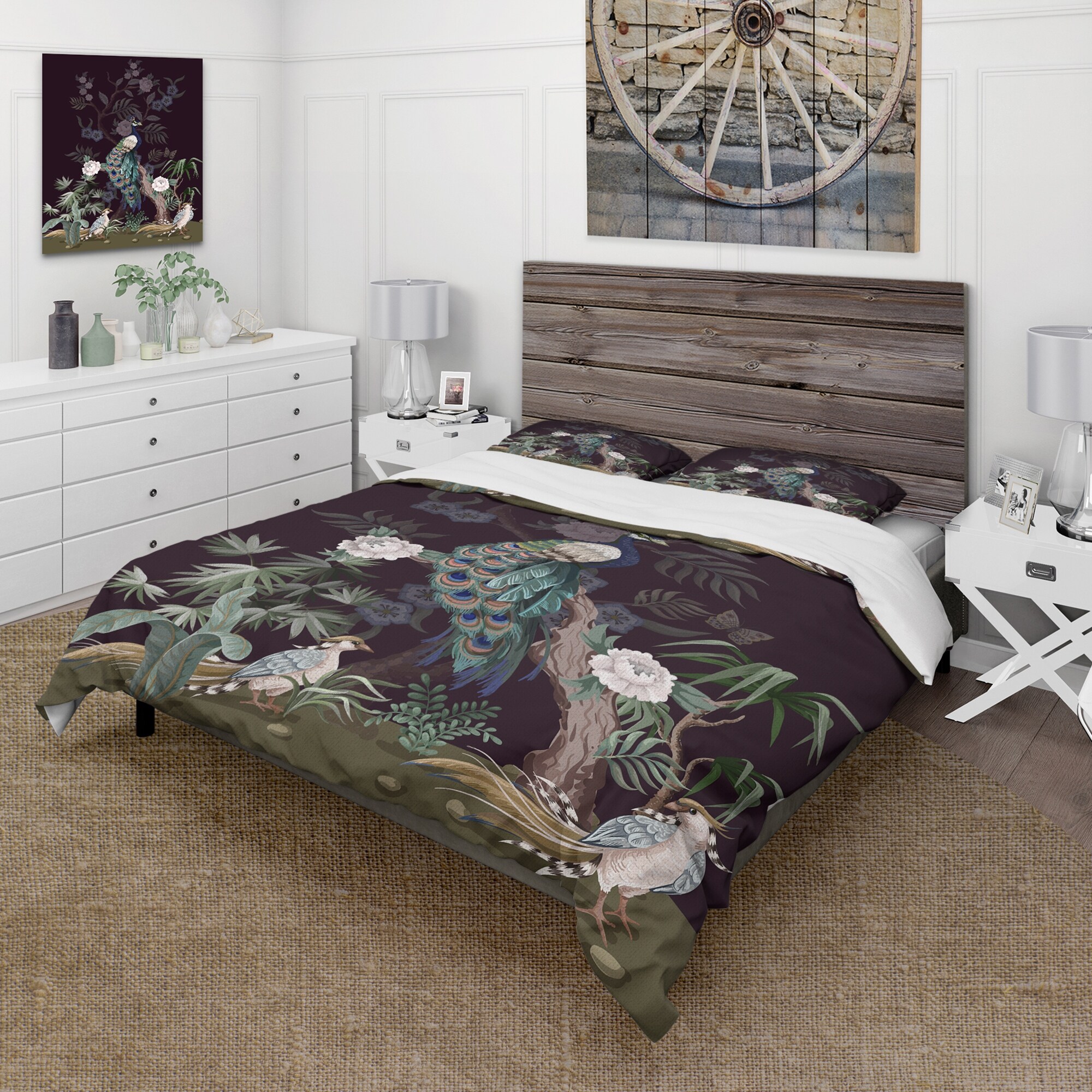 Chinoiserie bedding deals