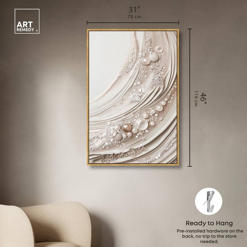 Chromatic Concretions II Canvas by Art Remedy