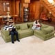 preview thumbnail 2 of 179, Jaxx Unsofa Modular Convertible Sectional Sofa with Fold Out King Sleeper Bed