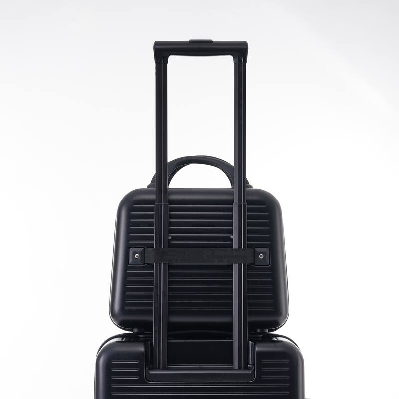 20 Inch Front Open Hardshell Luggage with Front Pocket and USB Port, 1 Portable Carrying Case