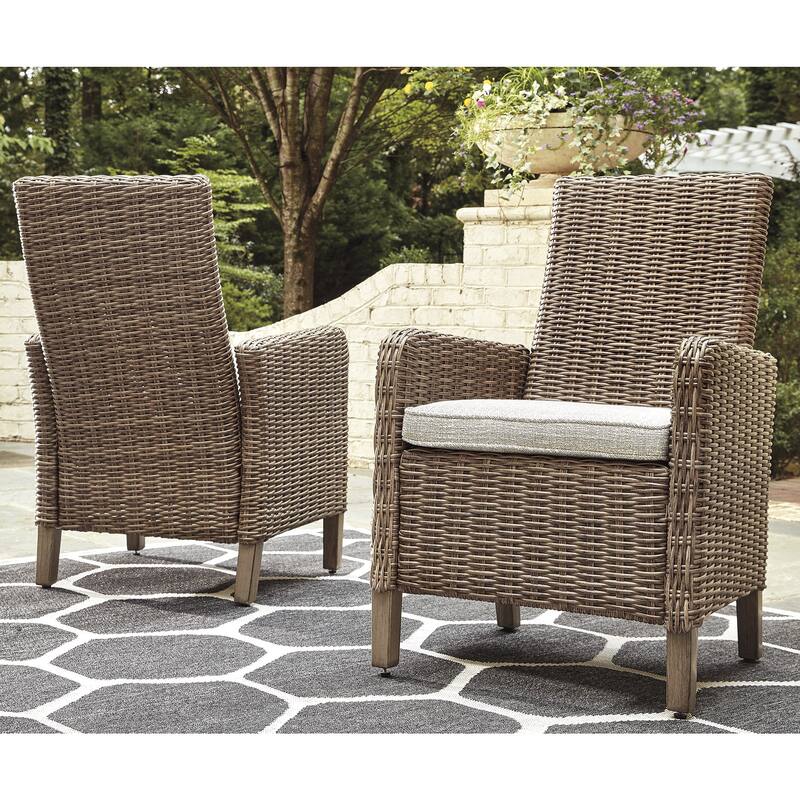 Signature Design by Ashley Beachcroft Brown/Beige 6-Piece Outdoor Seating Package